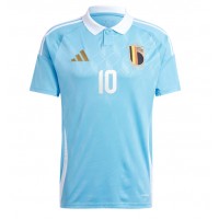 Echipament fotbal Belgia Romelu Lukaku #10 Tricou Deplasare European 2024 maneca scurta